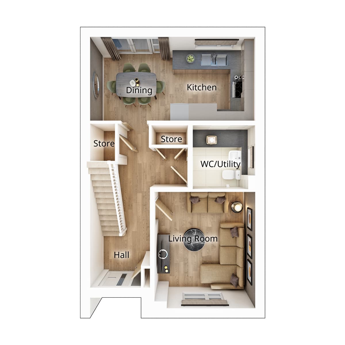 The Keeford Ground Floor Plan