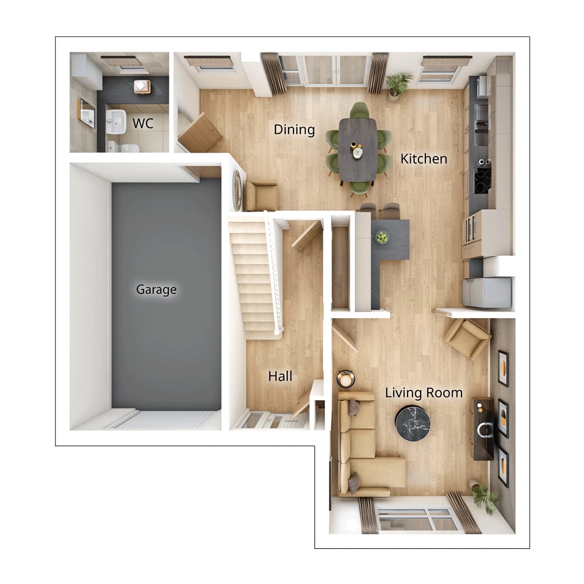 The Kitham Ground Floor Plan