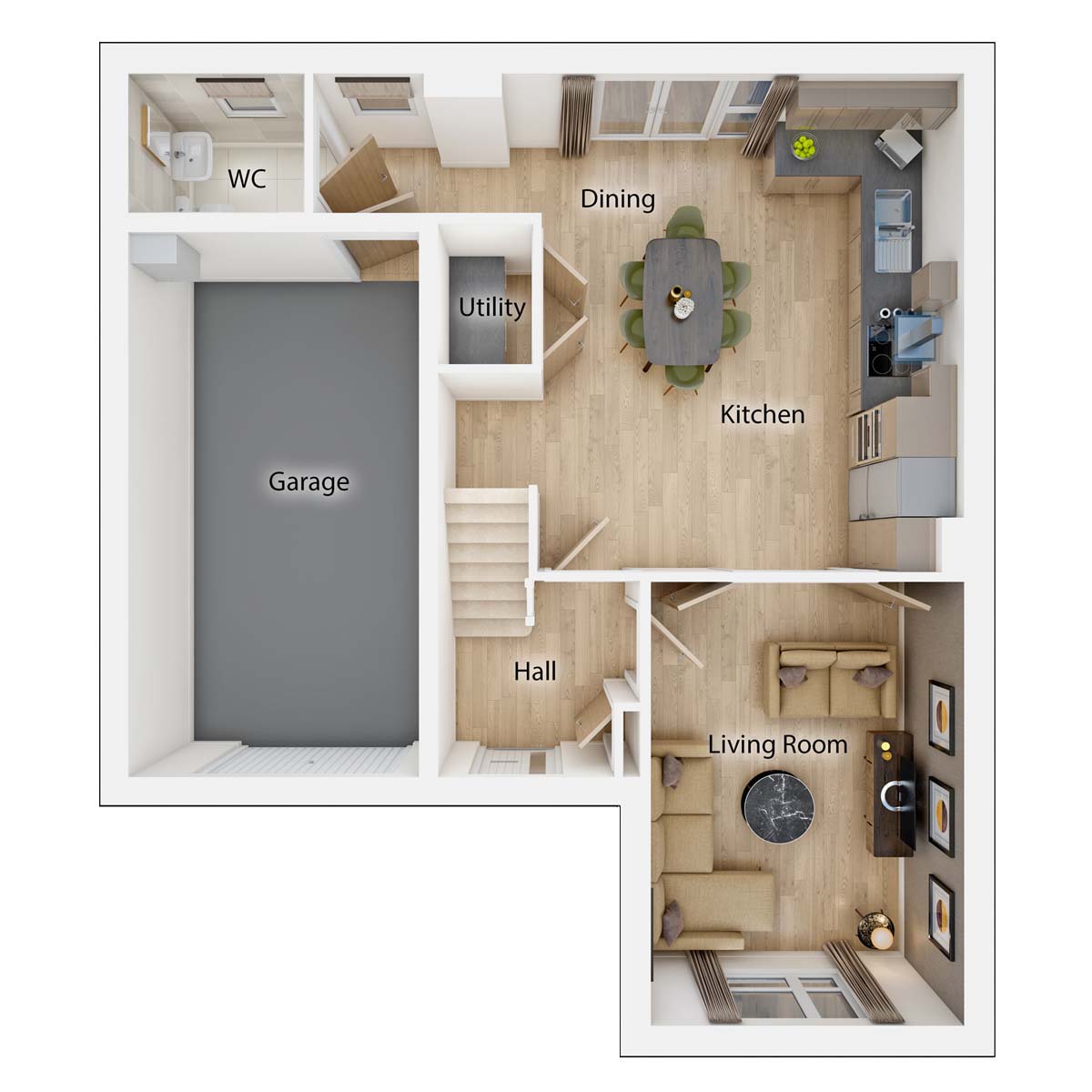 Corkham Ground Floor Plan