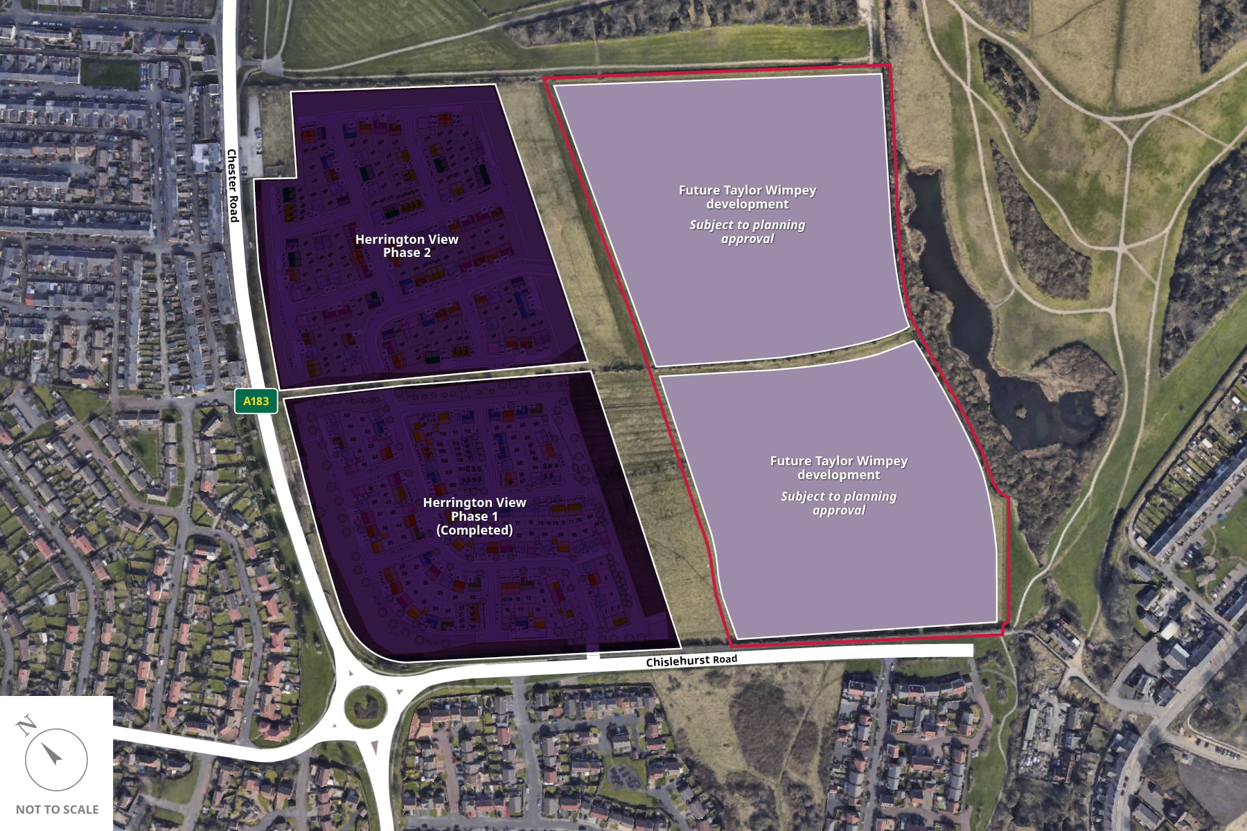 Herrington View Masterplan Layout