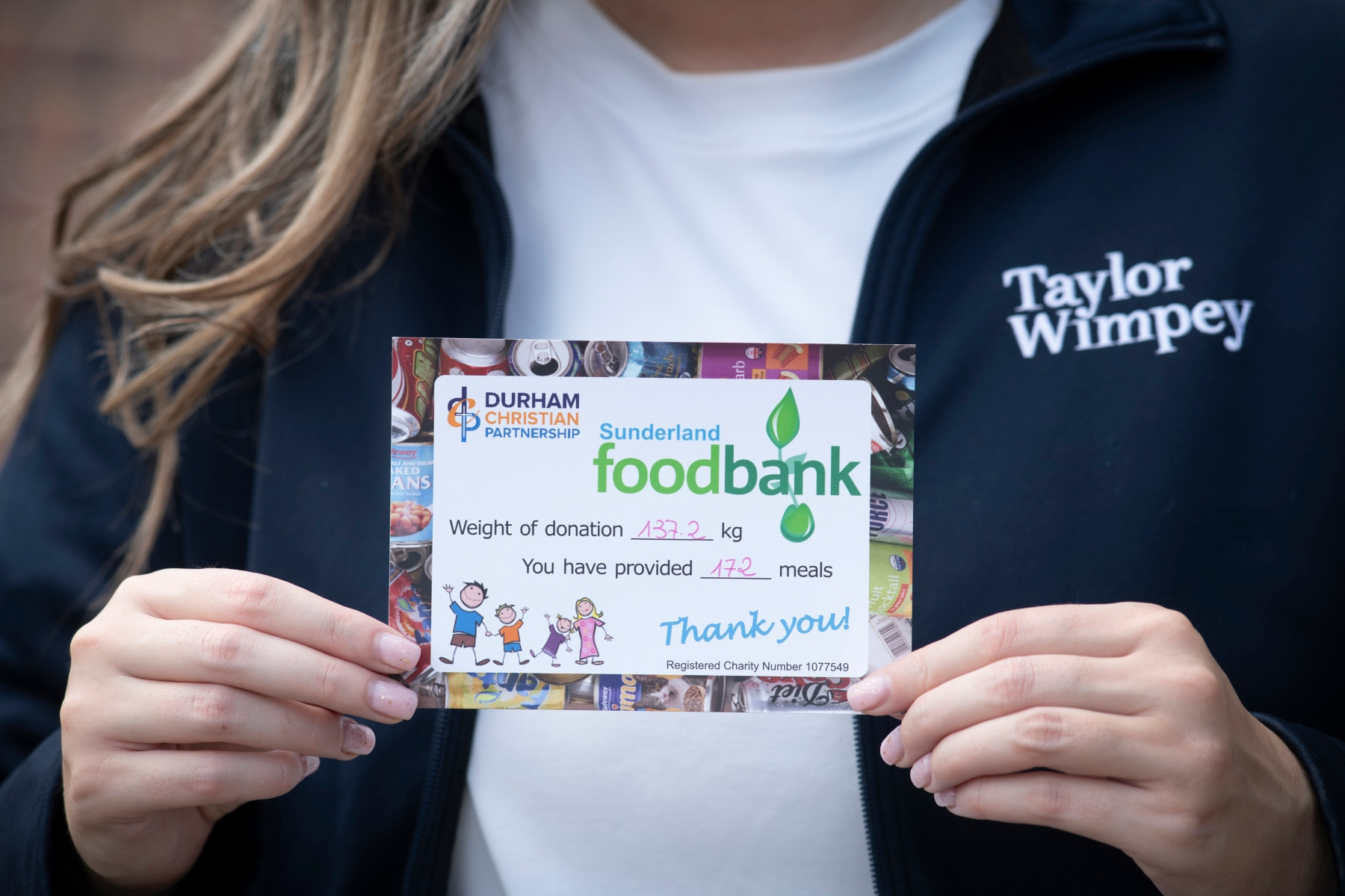 Sunderland Foodbank Donation