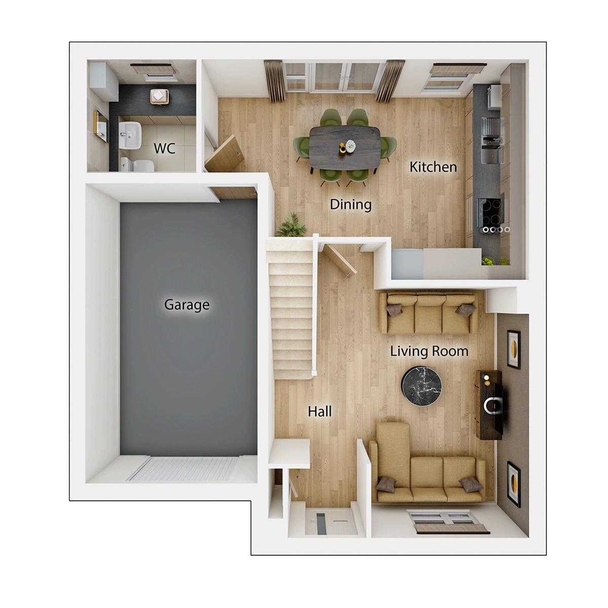 Chalham Ground Floor Plan