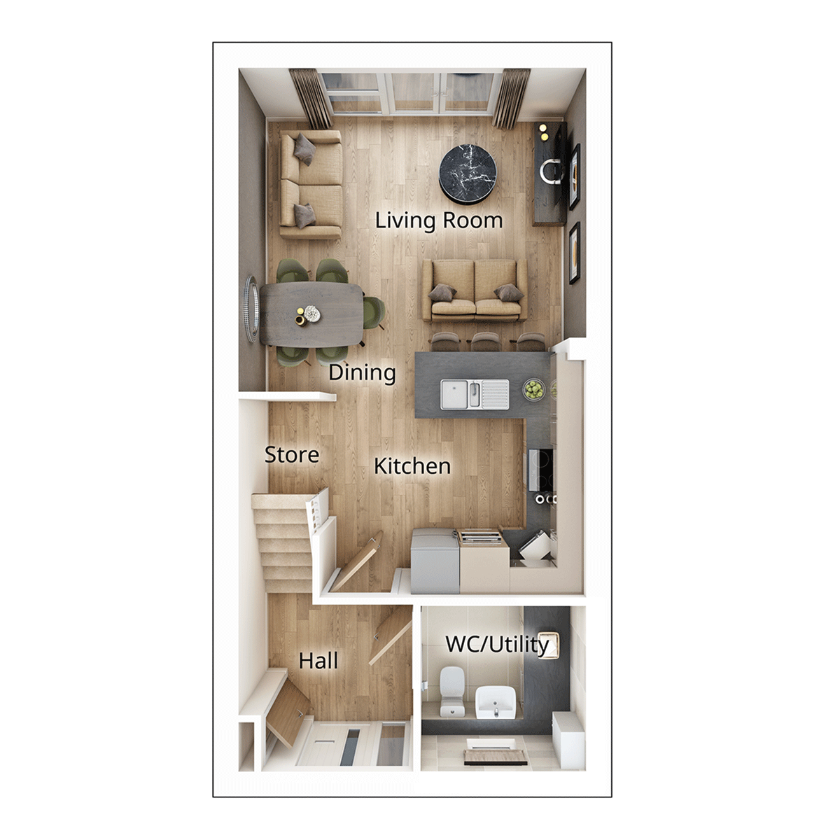 Harrton Ground Floor Plan