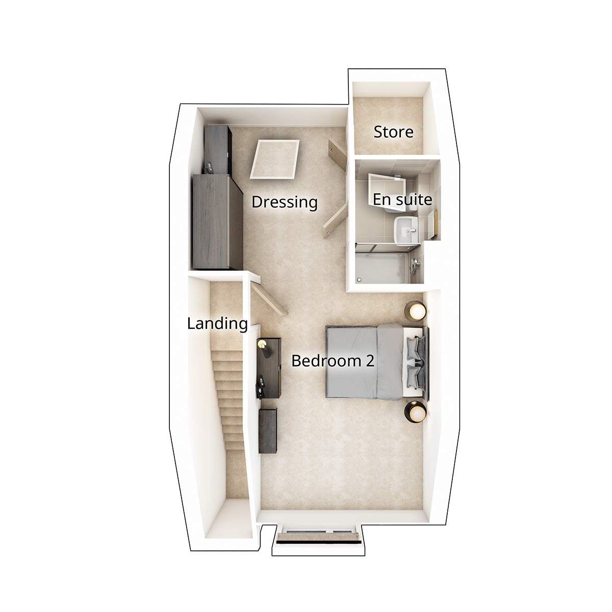 Harrton Second Floor Plan