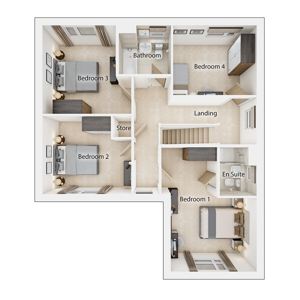 Hubham First Floor Plan