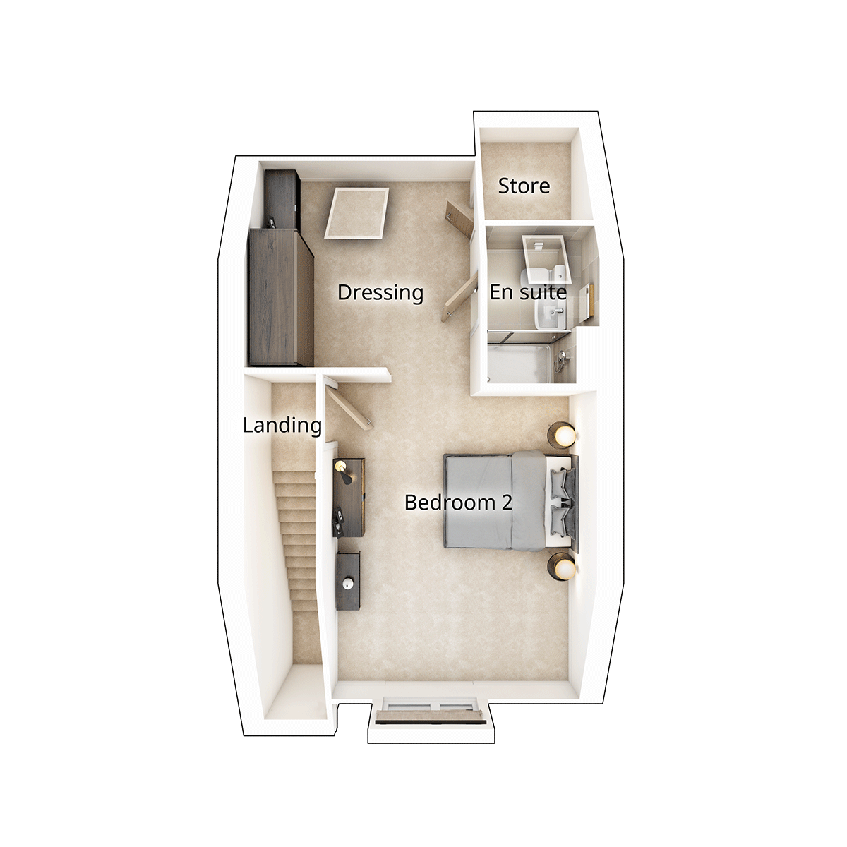 Owlton Second Floor Plan