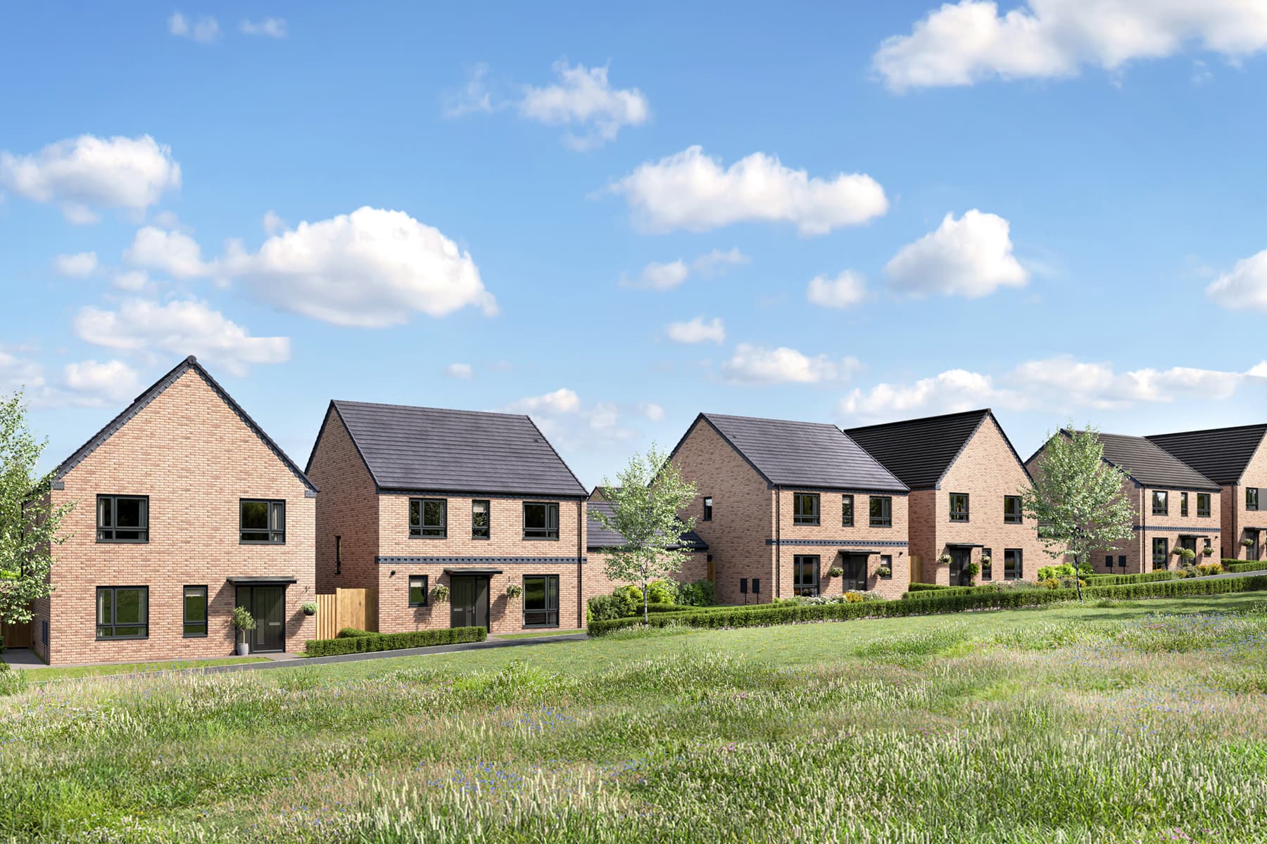 Consisting of 2, 3, 4 & 5 bedroom homes including apartments