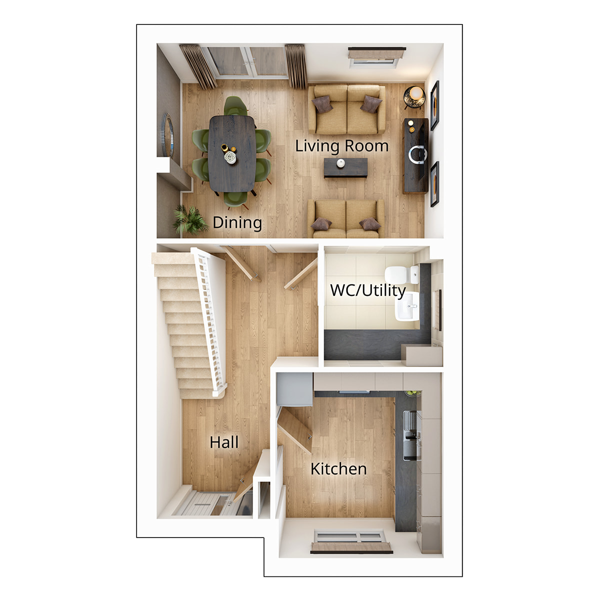 Trelton Ground Floor Plan