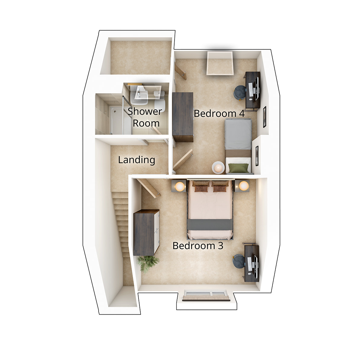 Trelton Second Floor Plan