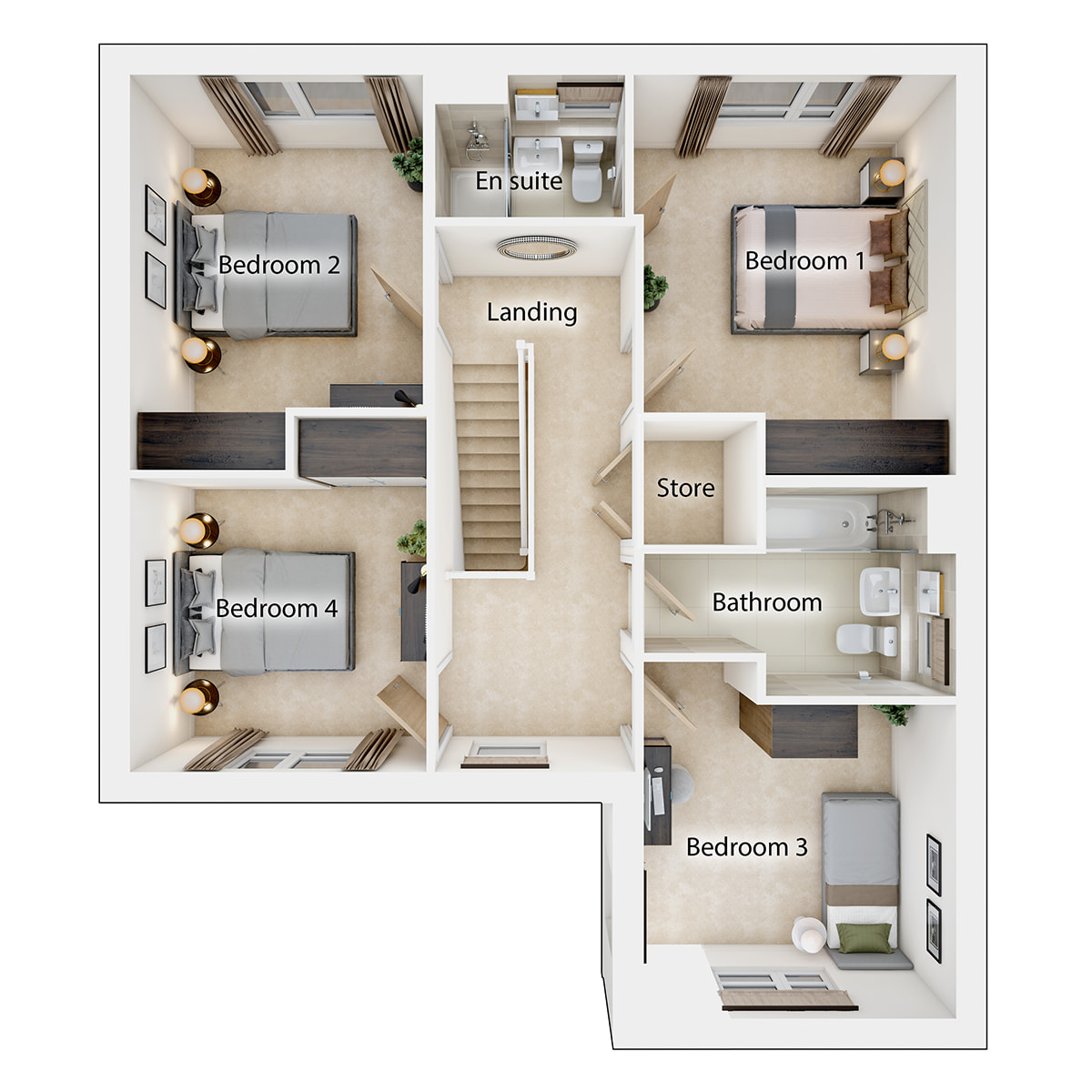 Corkham First Floor Plan