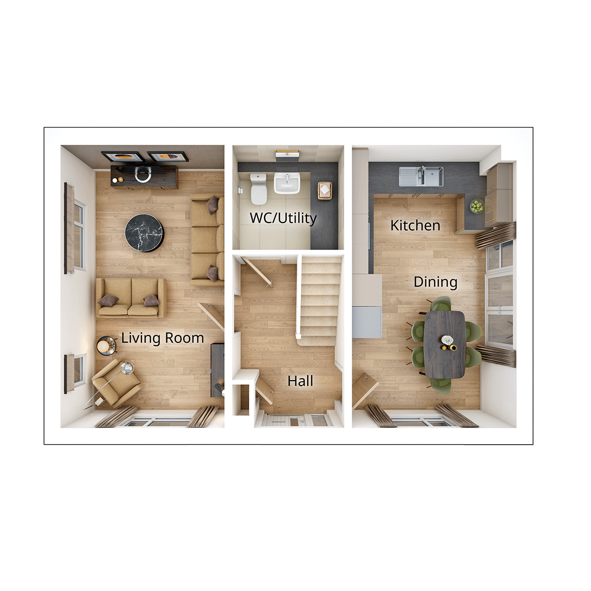 Aynesdale Ground Floor Plan