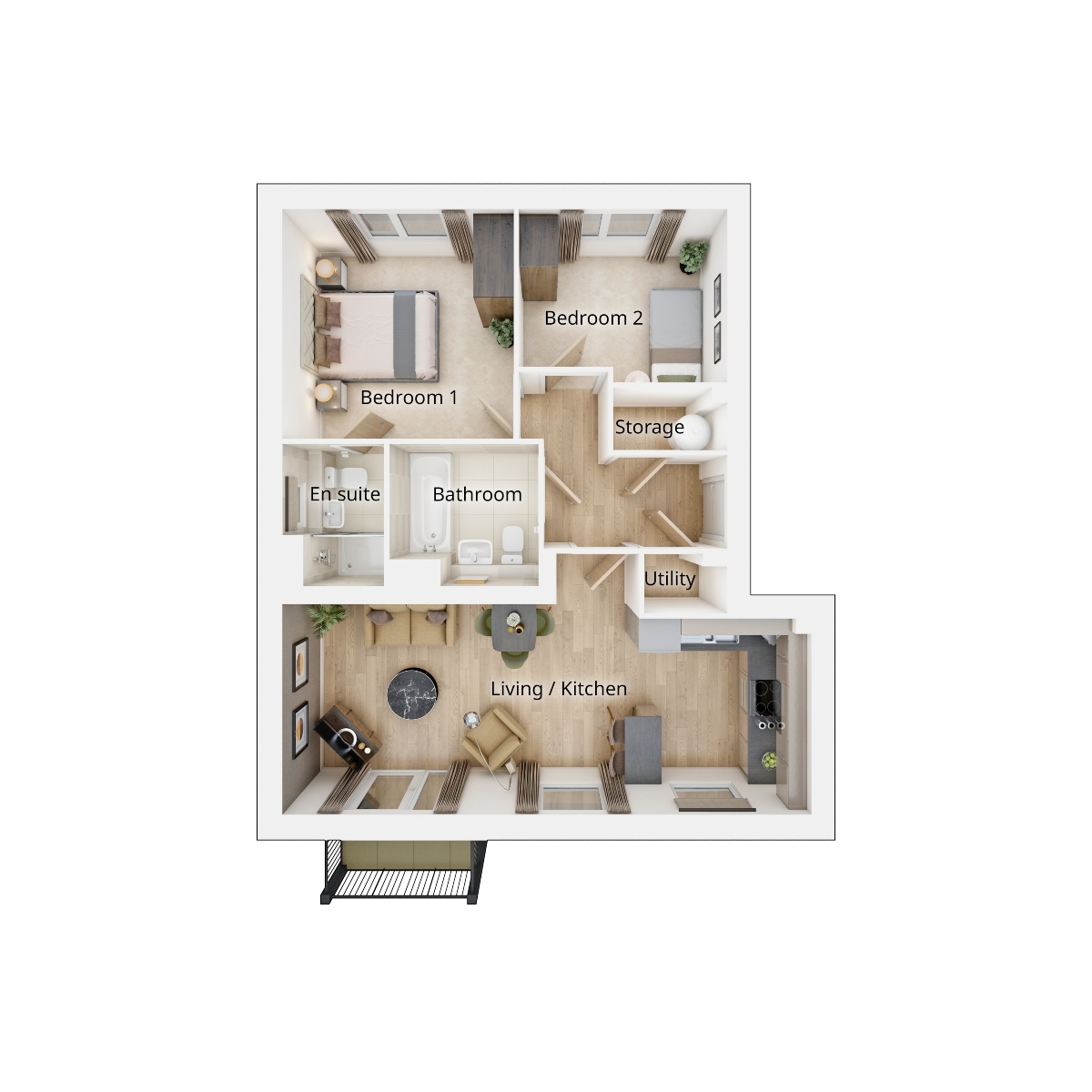 Finholme First & Second Floor Plan
