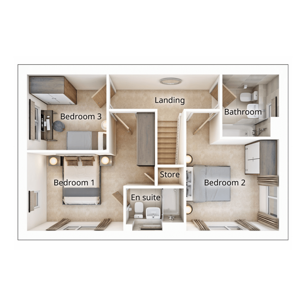 The Aynesdale First Floor Plan