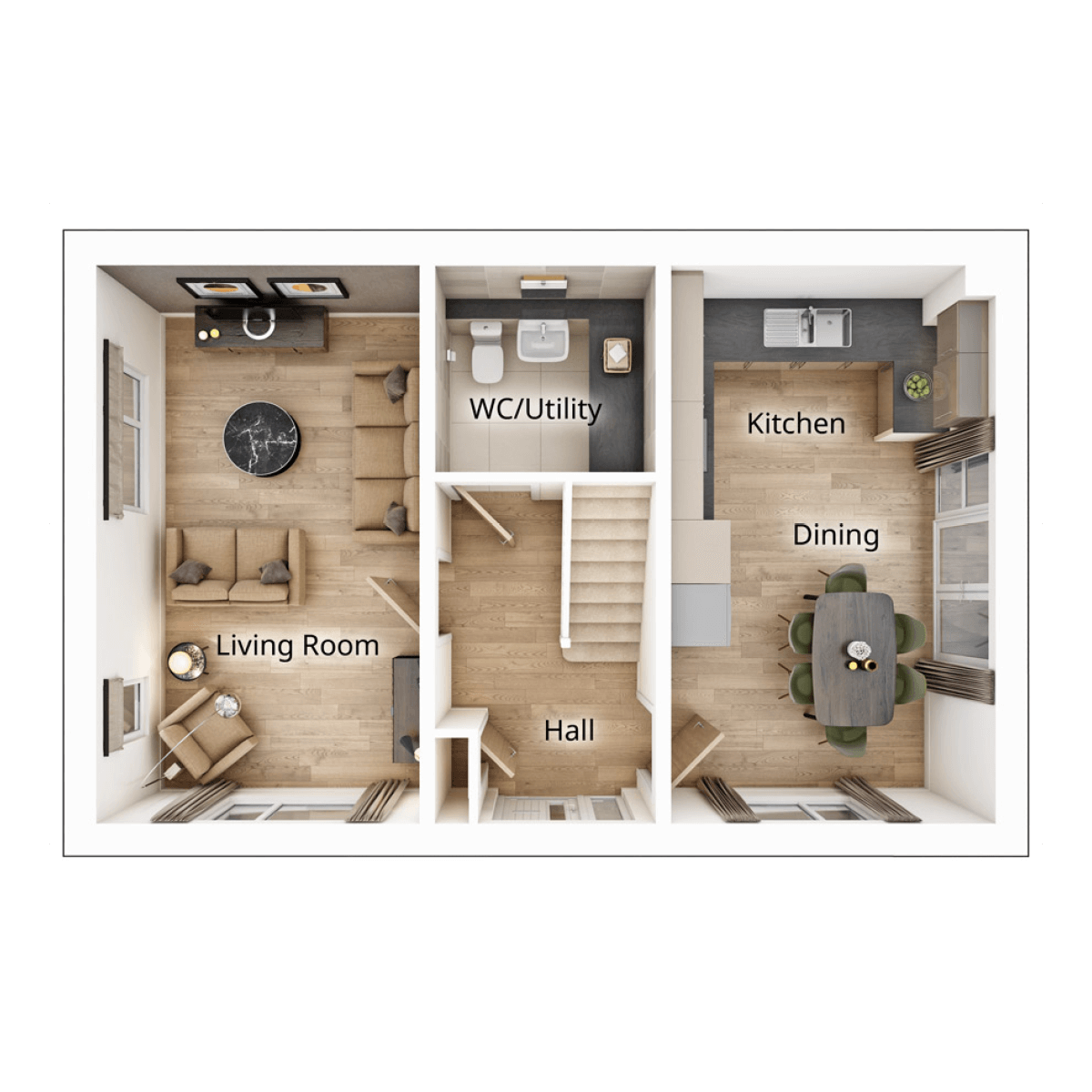 The Aynesdale Ground Floor Plan