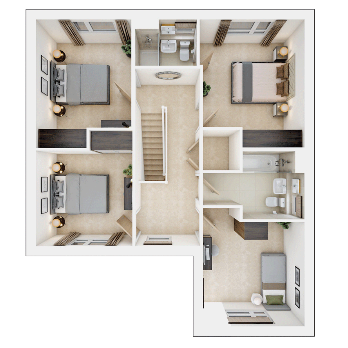 The Corkham First Floor Plan
