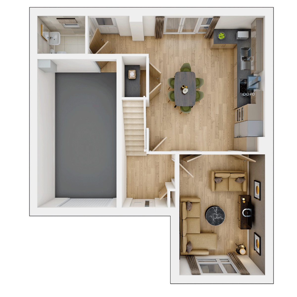 The Corkham Ground Floor Plan
