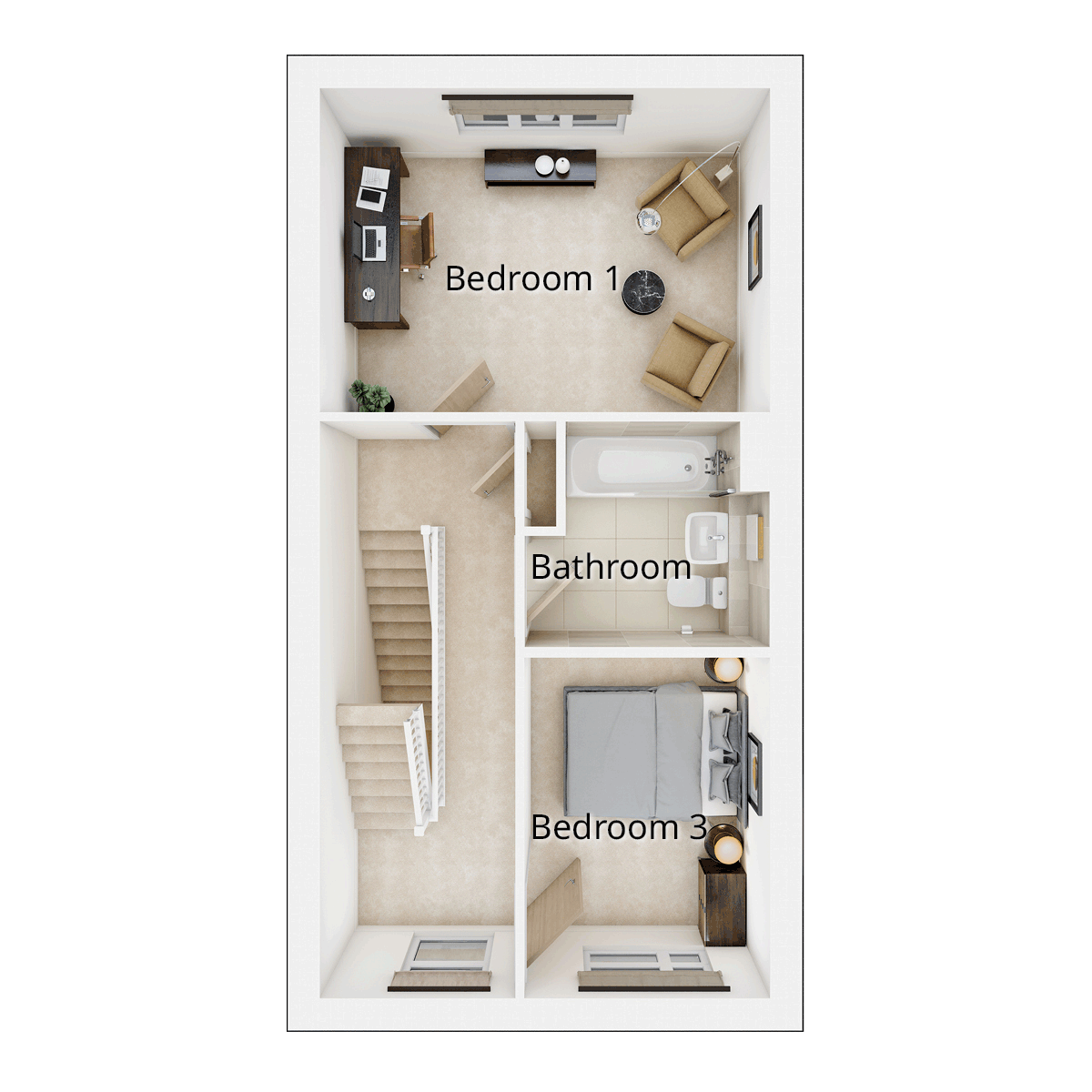 Harrton alternative first floor plan