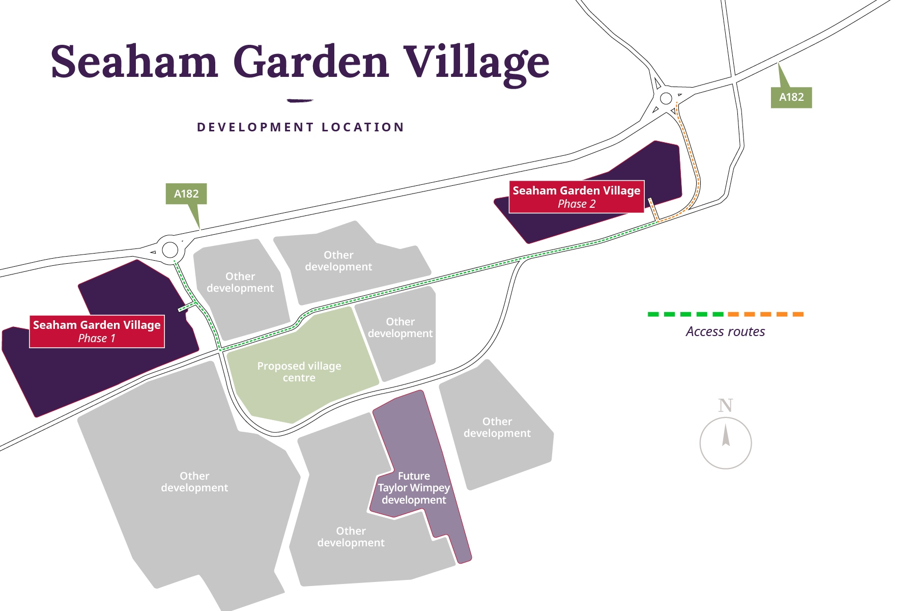 Seaham Garden Village - Where to find us