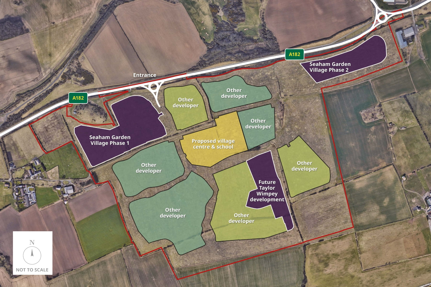 Seaham Garden Village Masterplan Layout