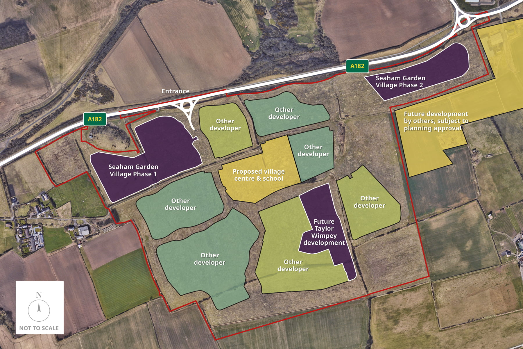 Seaham Garden Village Masterplan Layout
