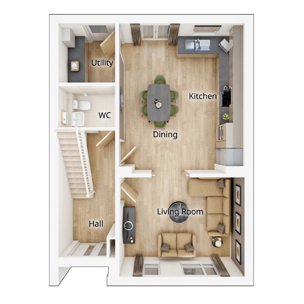 Bittesford Ground Floor Plan