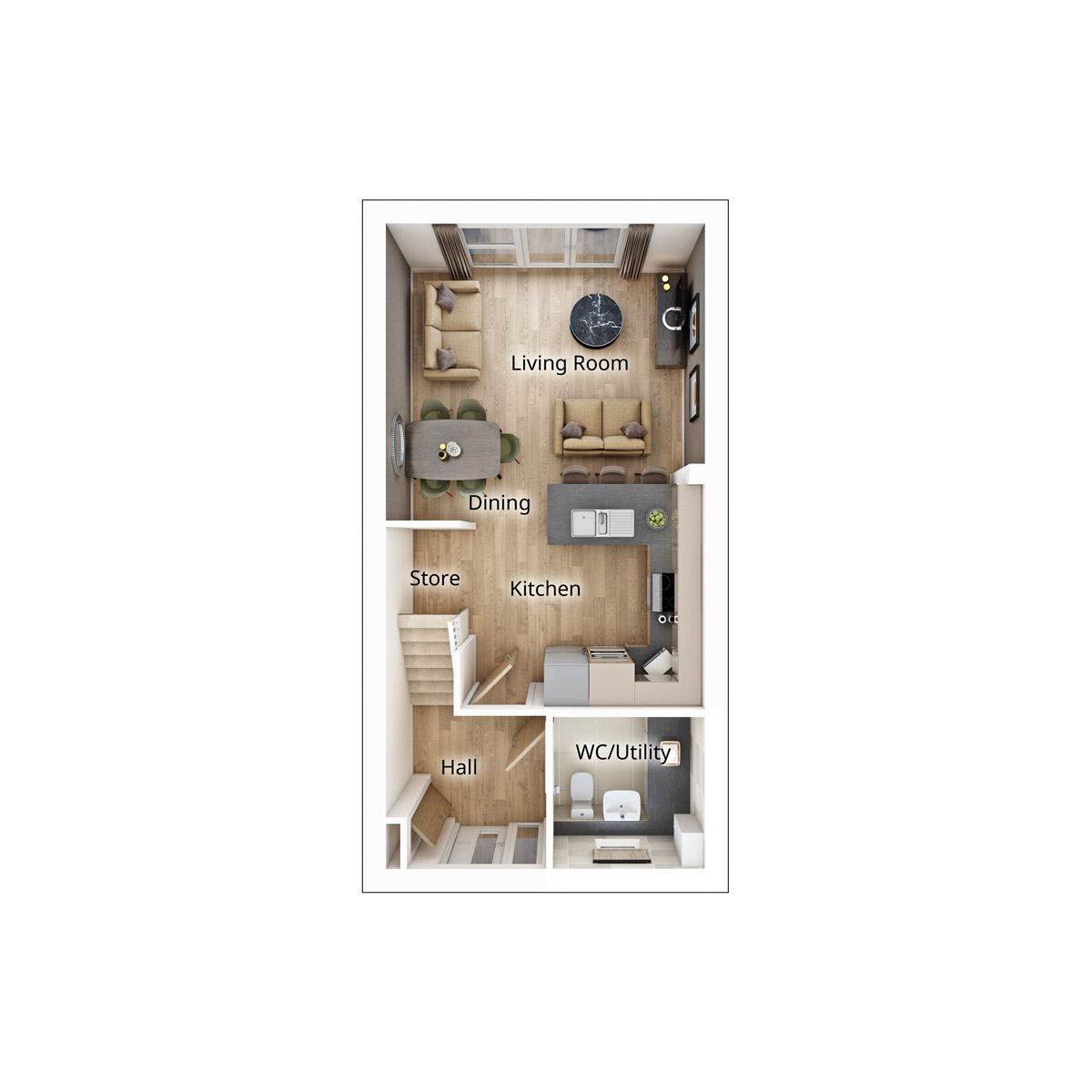 Harrton Ground Floor Plan