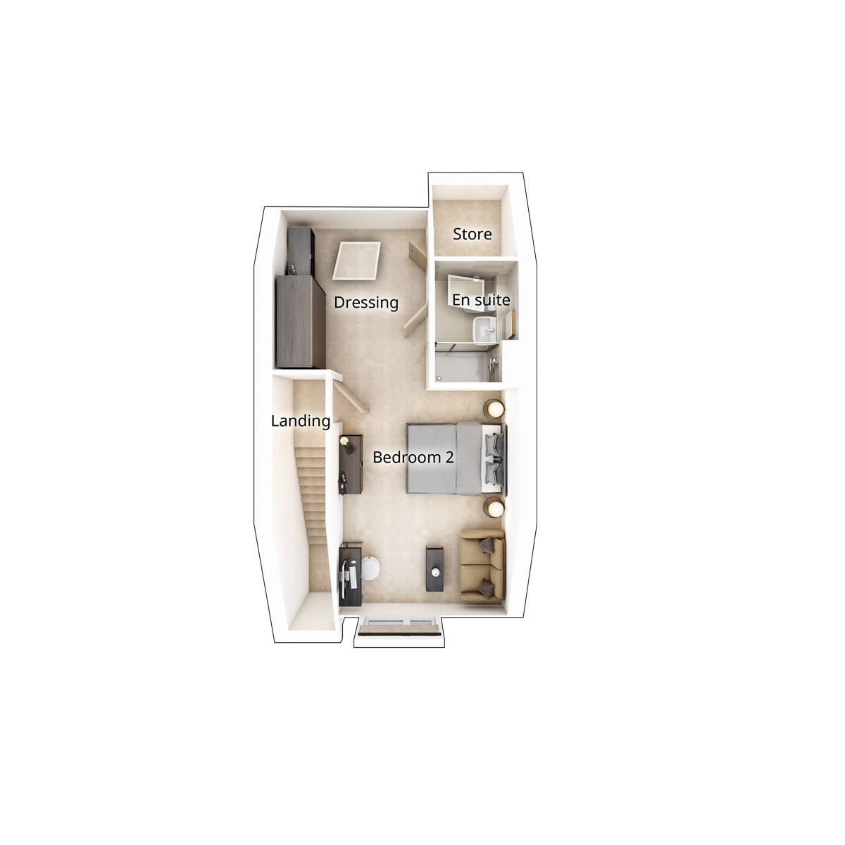 Harrton Second Floor Plan