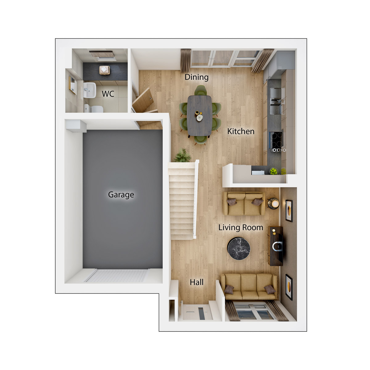 Byrneham Ground Floor Plan