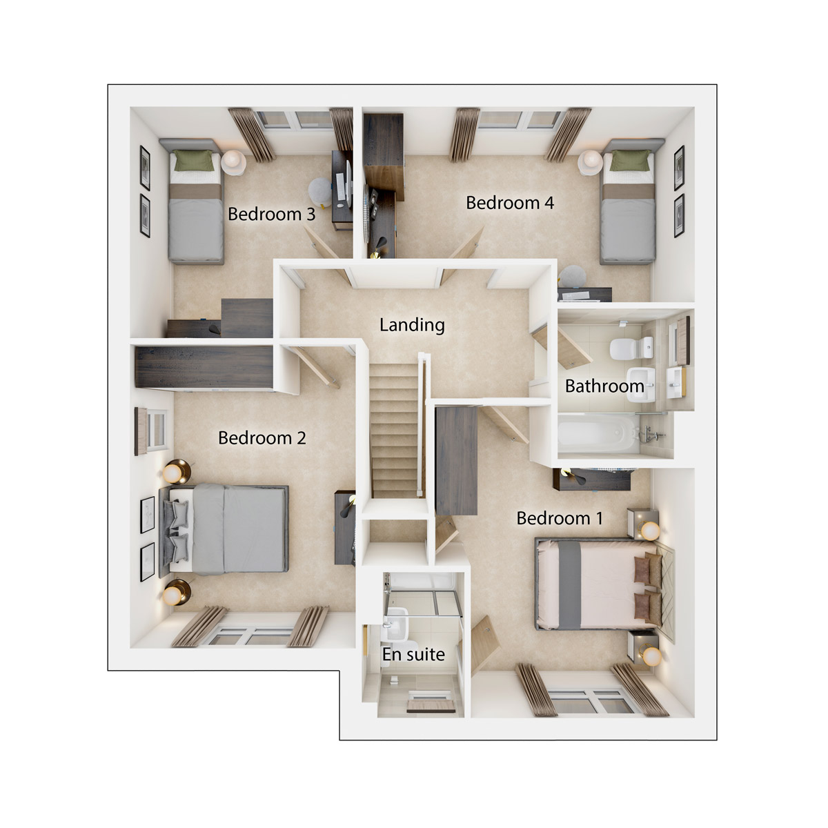 Chalham First Floor Plan