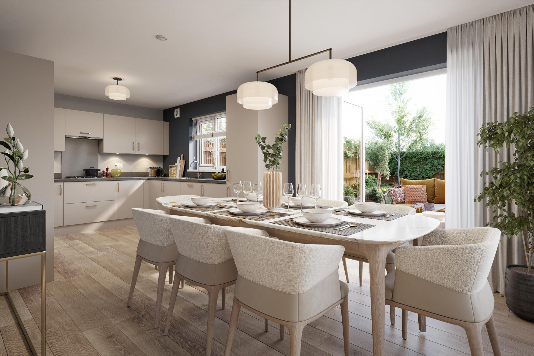 Sociable spaces to entertain family & friends