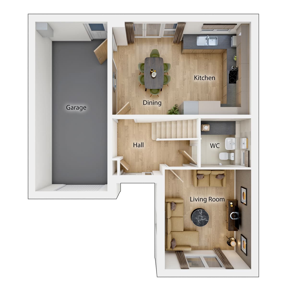 Hubham Ground Floor Plan