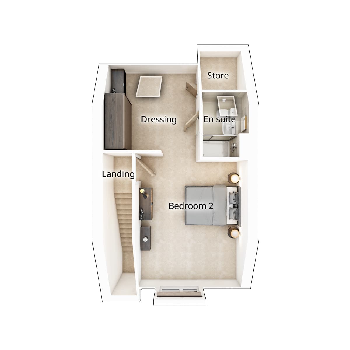 Owlton Second Floor Plan