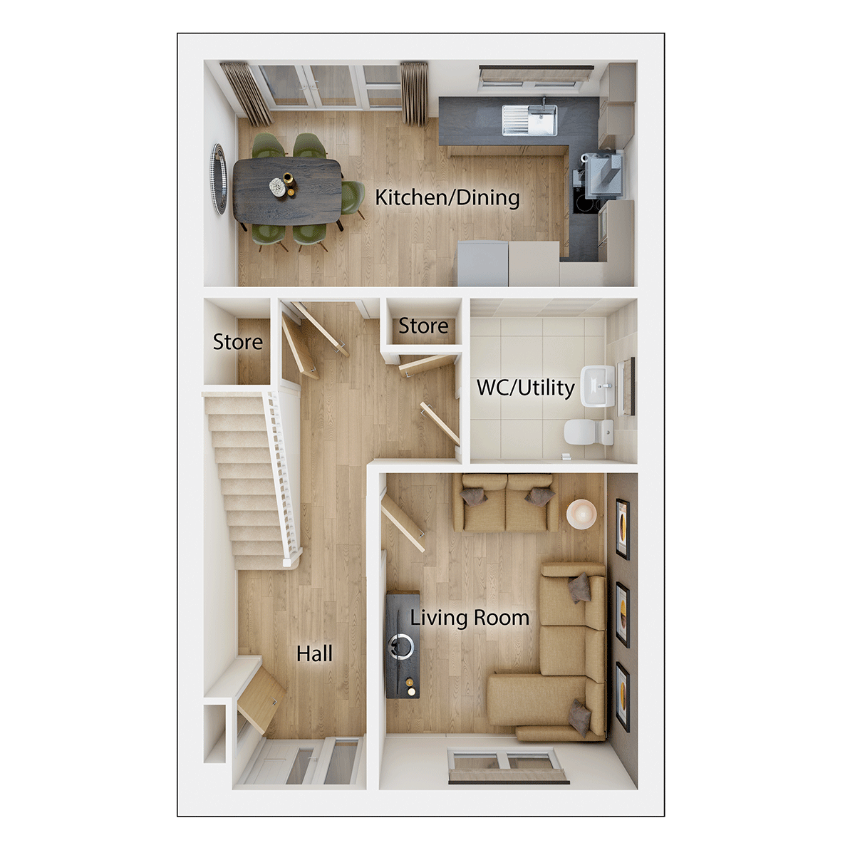 Satterstead Ground Floor Plan