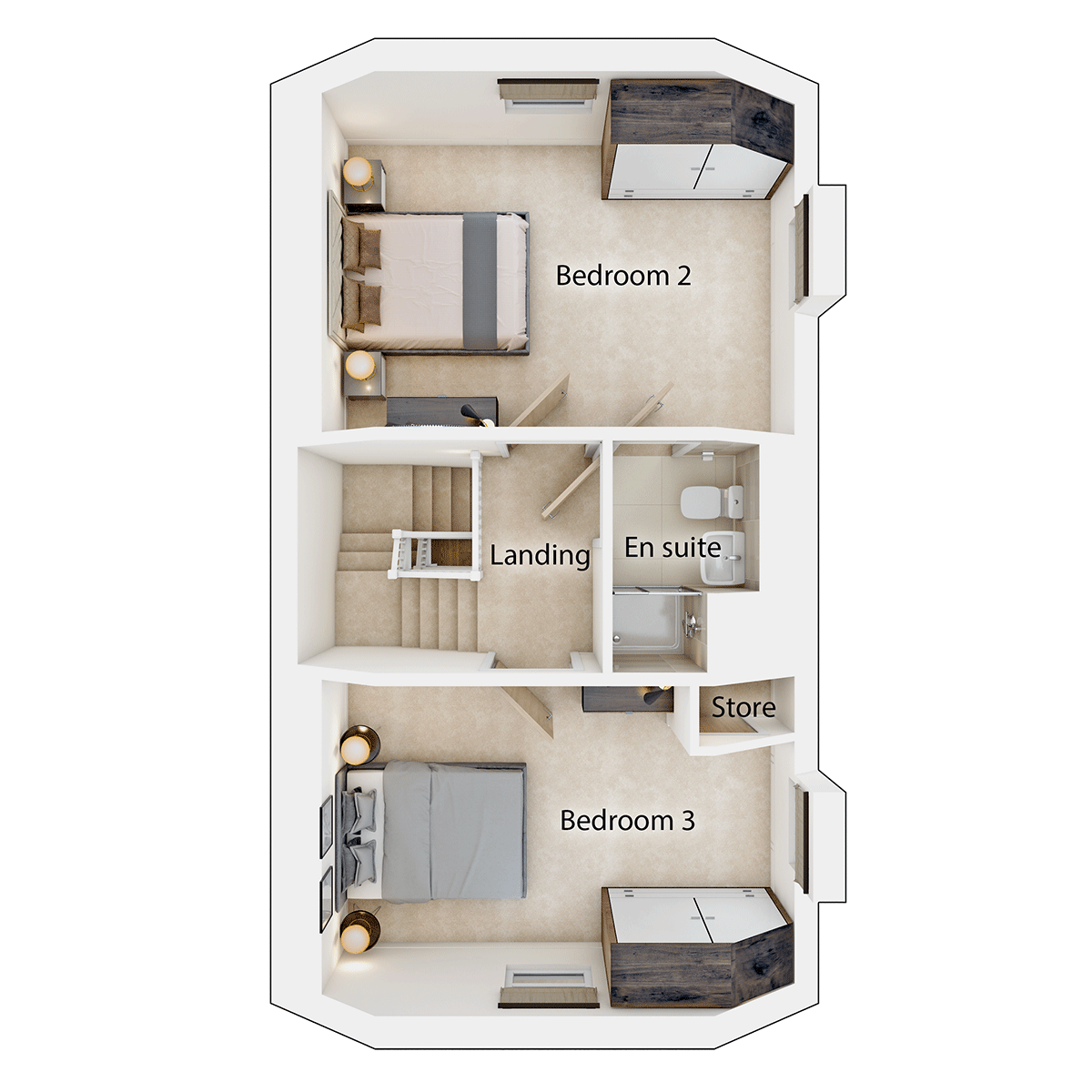 Densdale Second Floor Plan