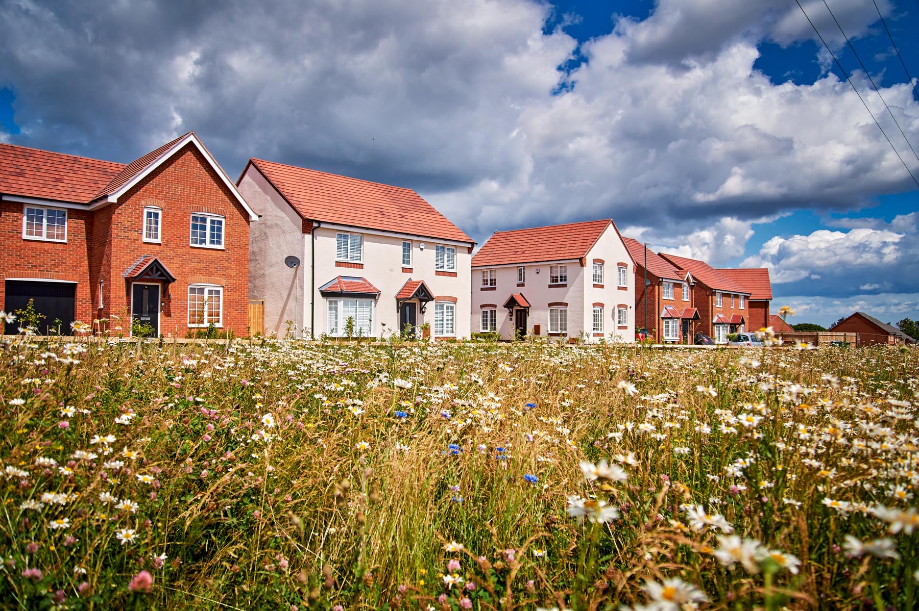 The development boasts plenty of green open space