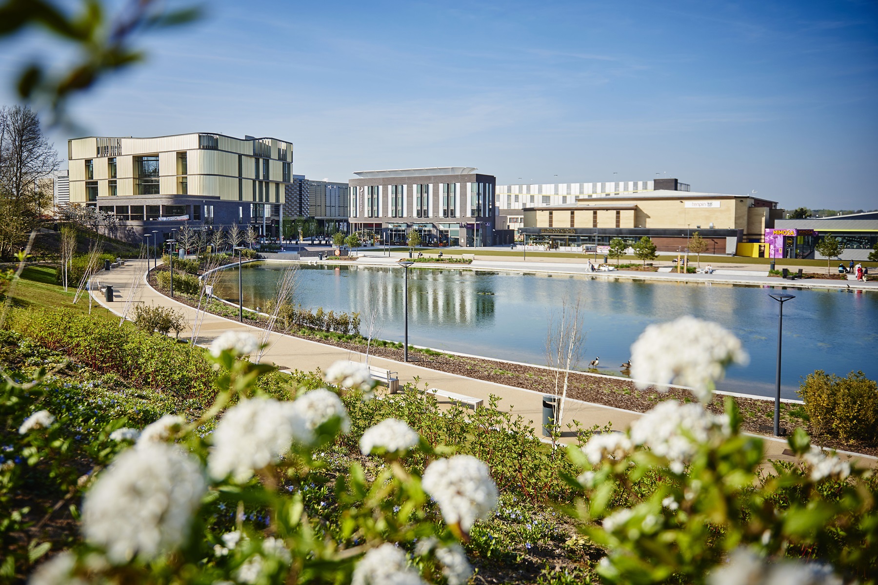 Find the perfect balance between a buzzing town centre and open green space in Telford