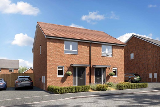 2 bedroom semi-detached