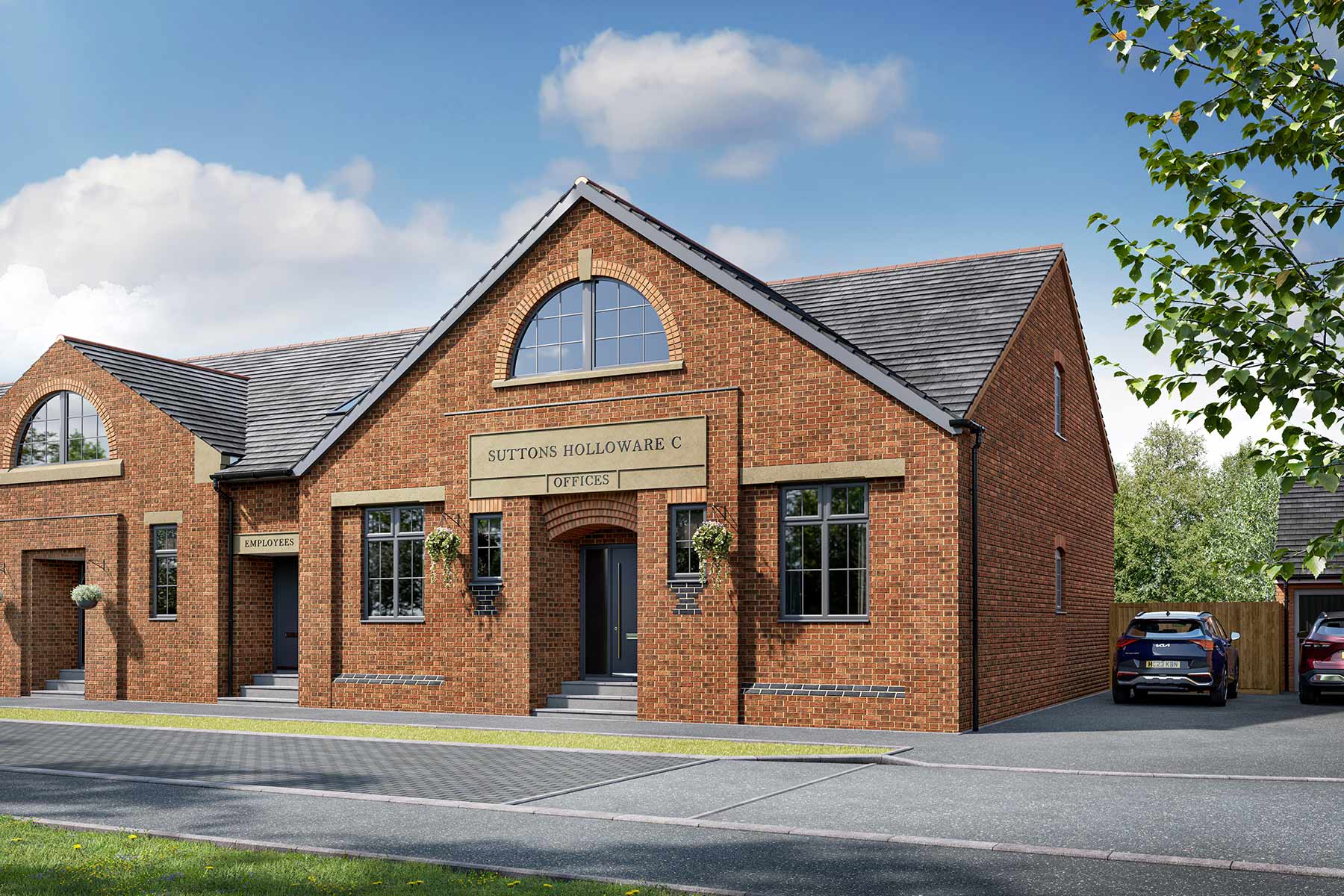 Artists impression of the bespoke 3 bedroom, The Silversmiths