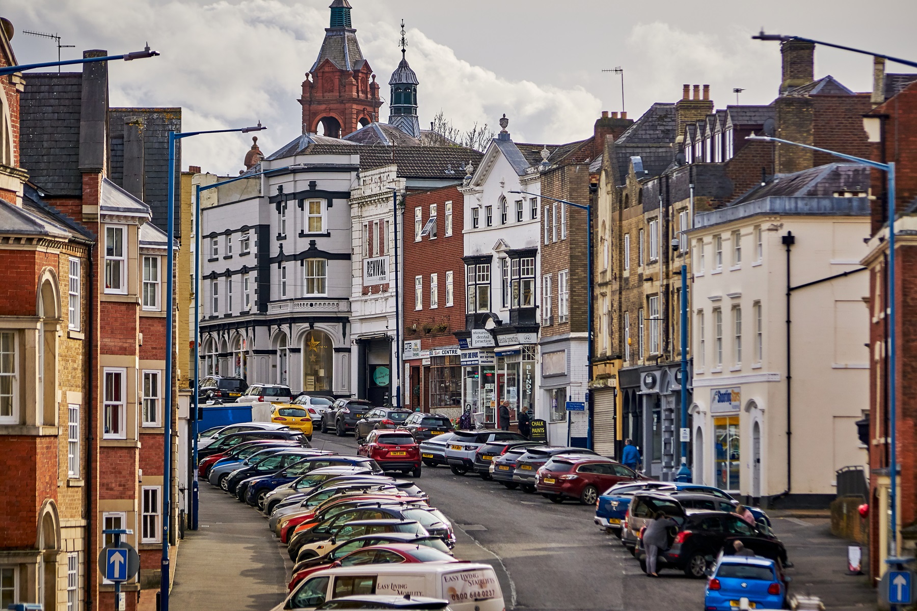 The picturesque high street