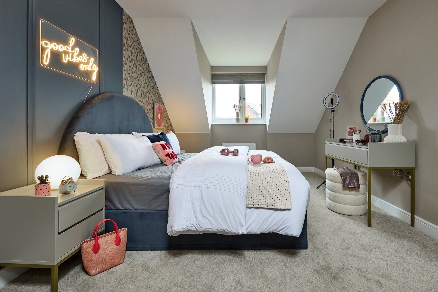 Bedroom two can be used as an additional living room or guest bedroom