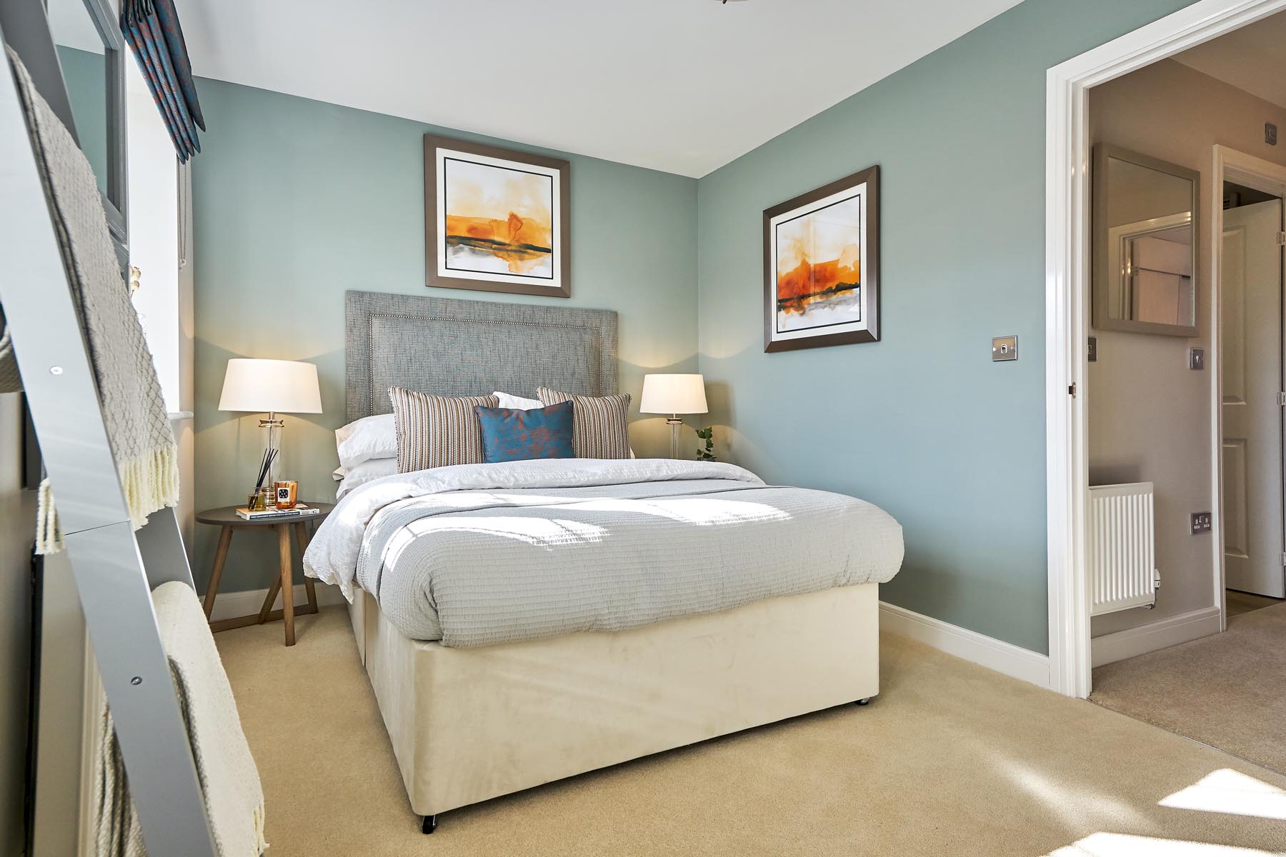 Bedroom two is stylish and comfortable, ideal for guests