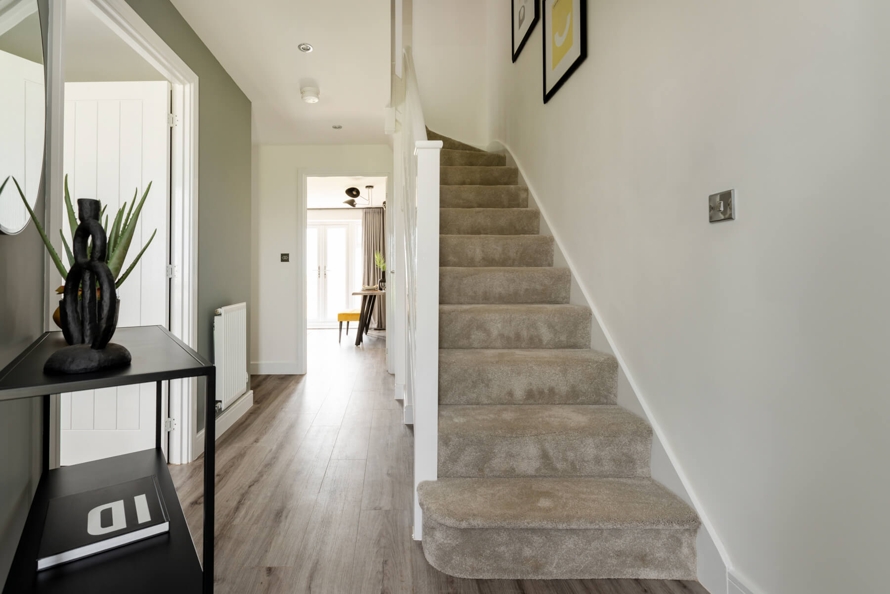 Step into a bright and airy hallway