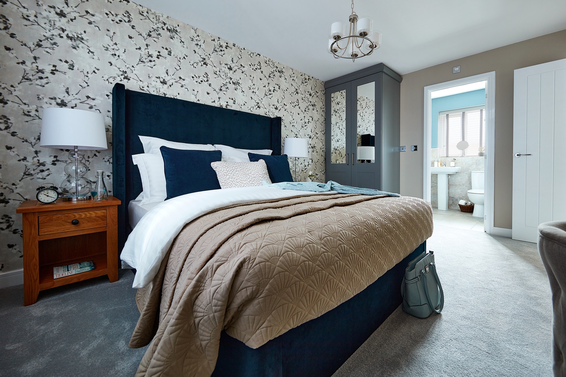 Spacious main bedroom for the adults of the house