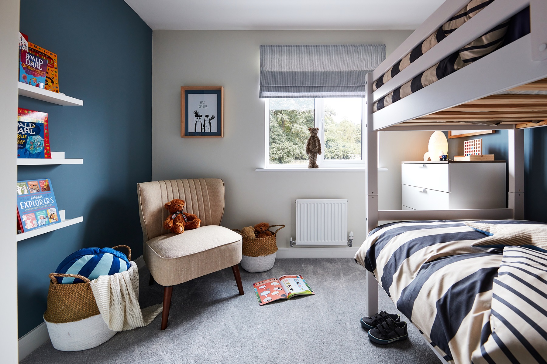 Make the most of the space in bedroom three for your youngsters