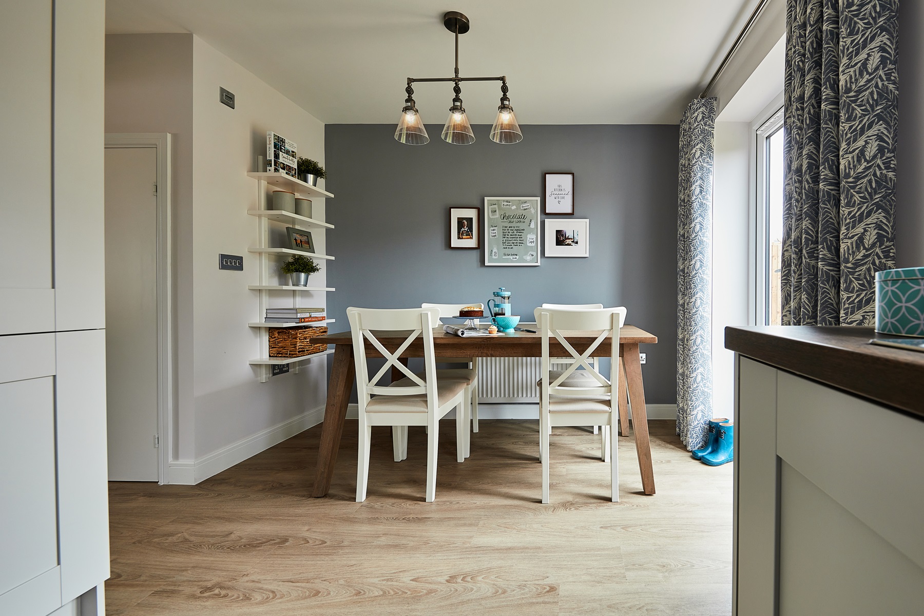 A dedicated dining area for family mealtimes