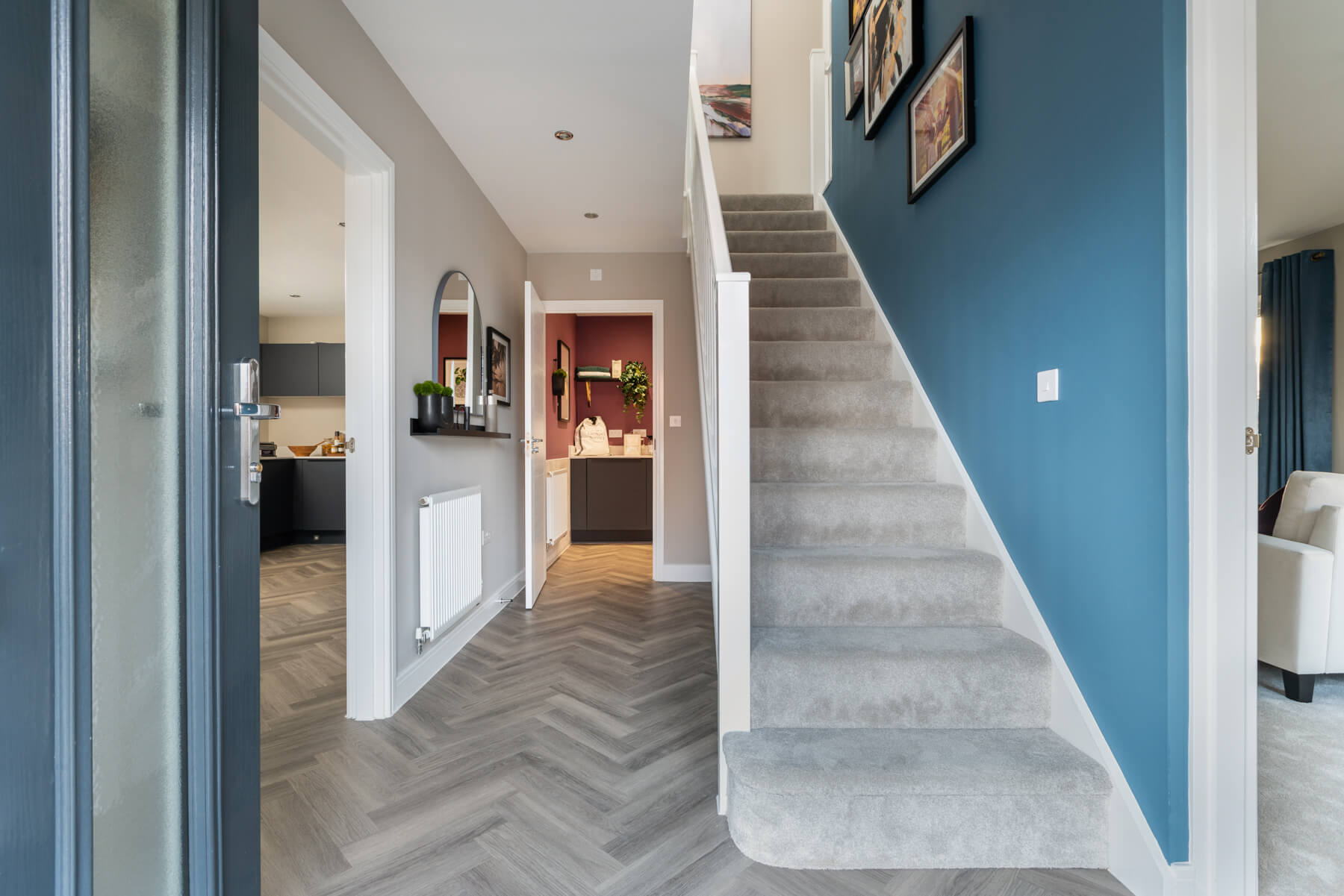 A welcoming entrance hallway