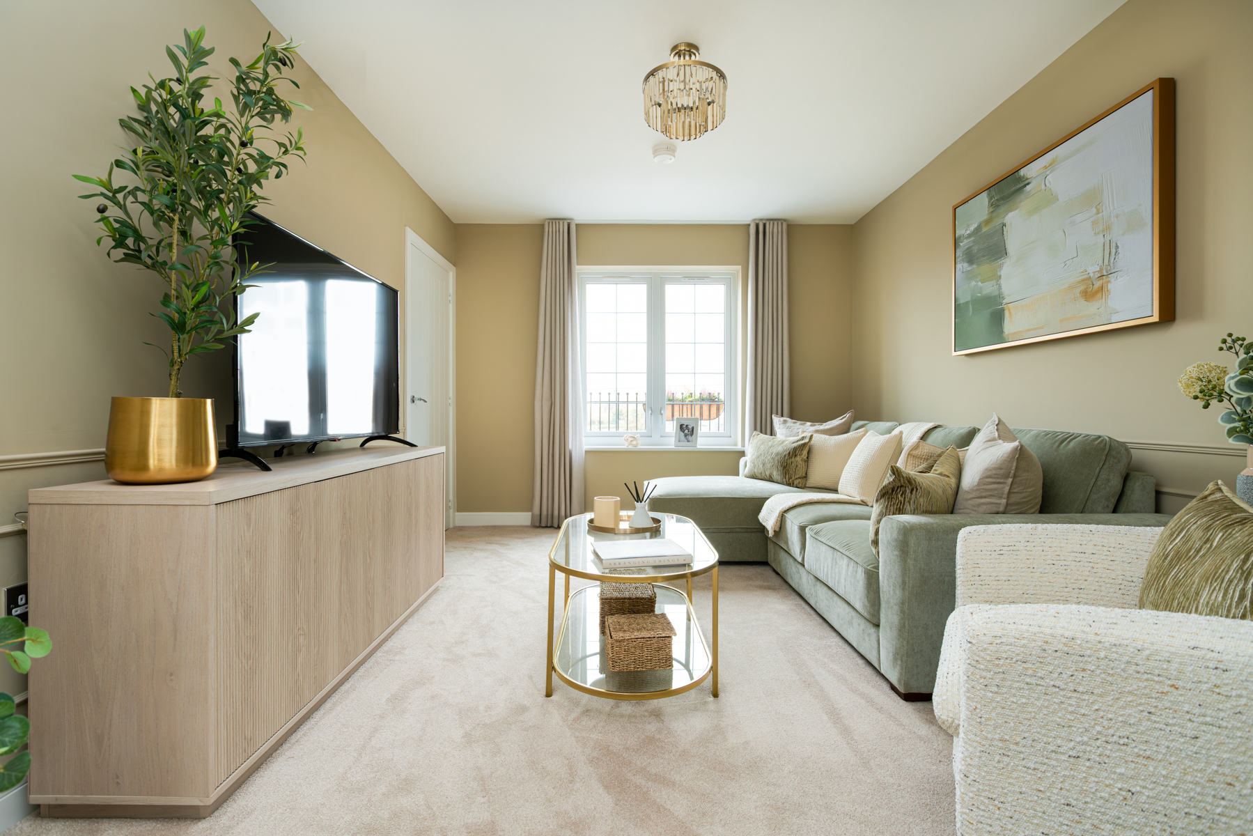 Soft light, comfy corners and room for everyone to settle in