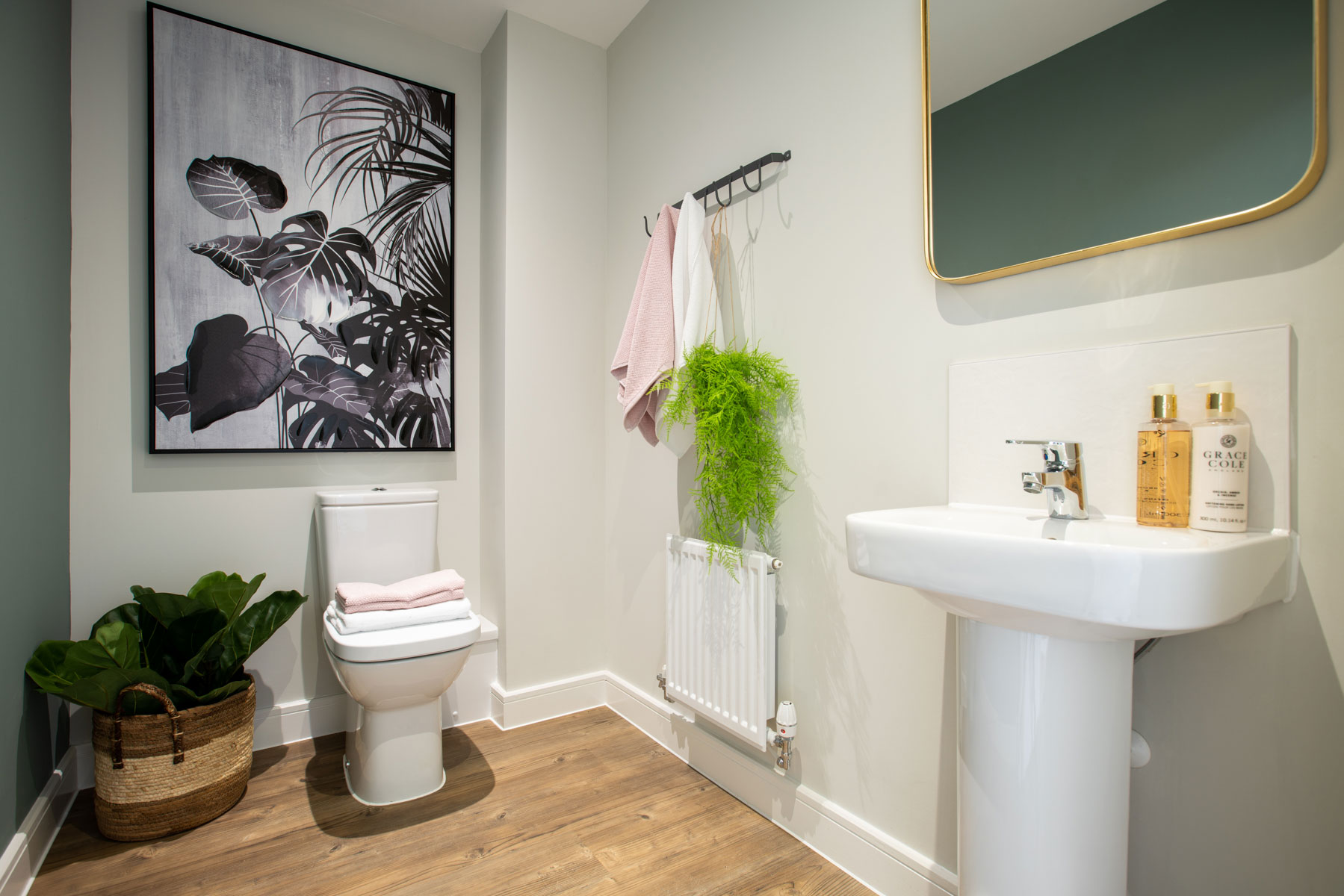 Handy downstairs W/C 