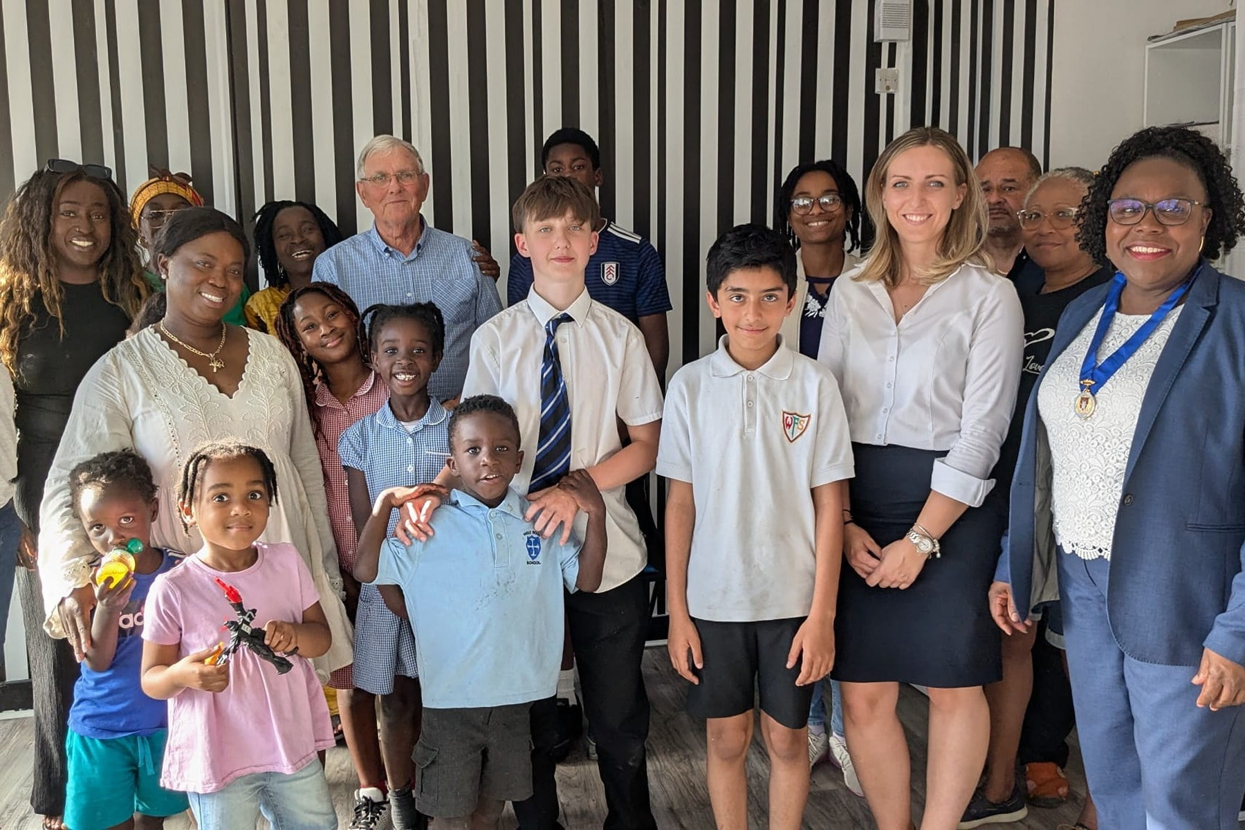 Councillor Dawn with Ngorli CIC and Manna Foodbank