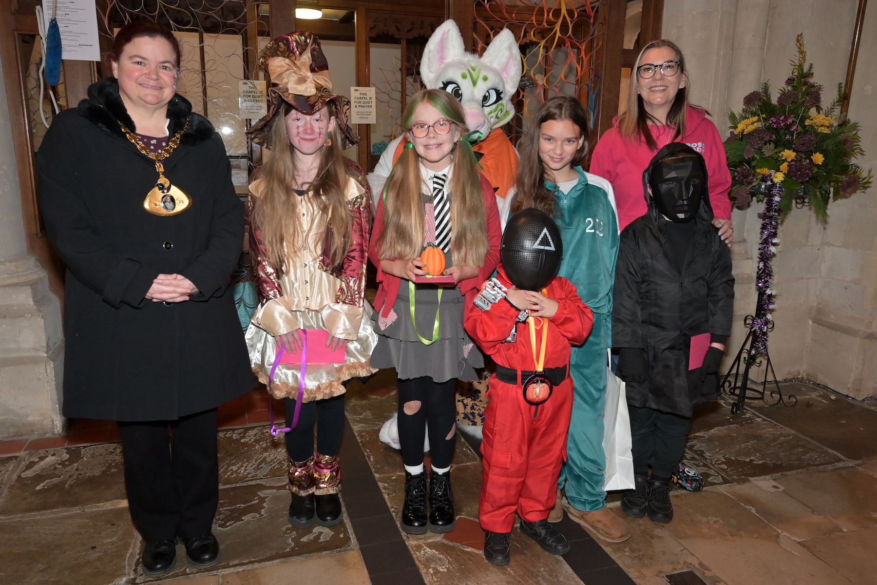 Halloween fancy dress competition winners